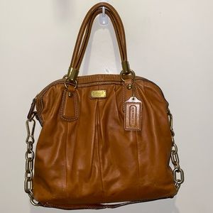 Coach leather handbag